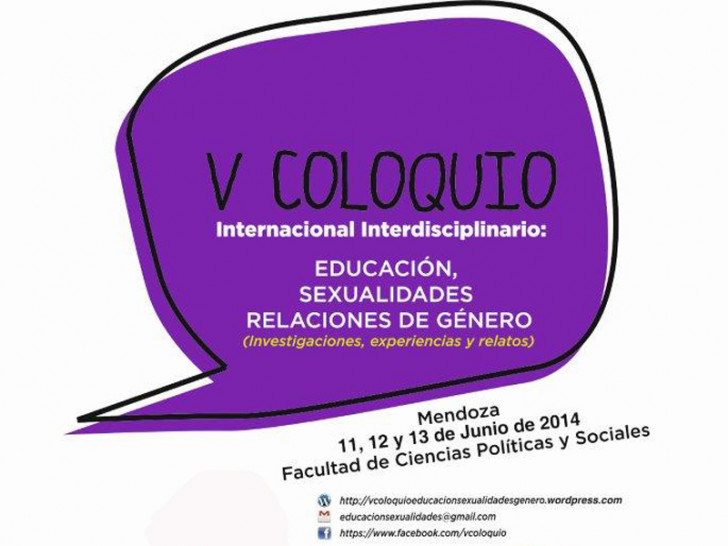 imagen V Coloquio Internacional Interdisciplinario: Educación, Sexualidades y Relaciones de Género