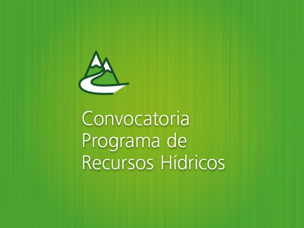 imagen Resultados de la convocatoria Programa de Recursos Hídricos