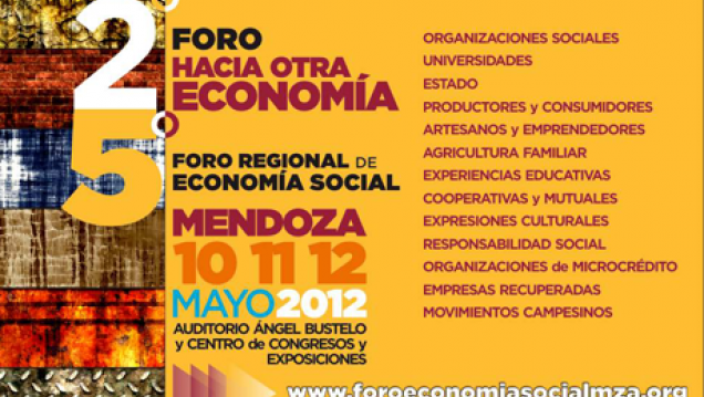 imagen Segundo Foro Hacia Otra Economía en Mendoza