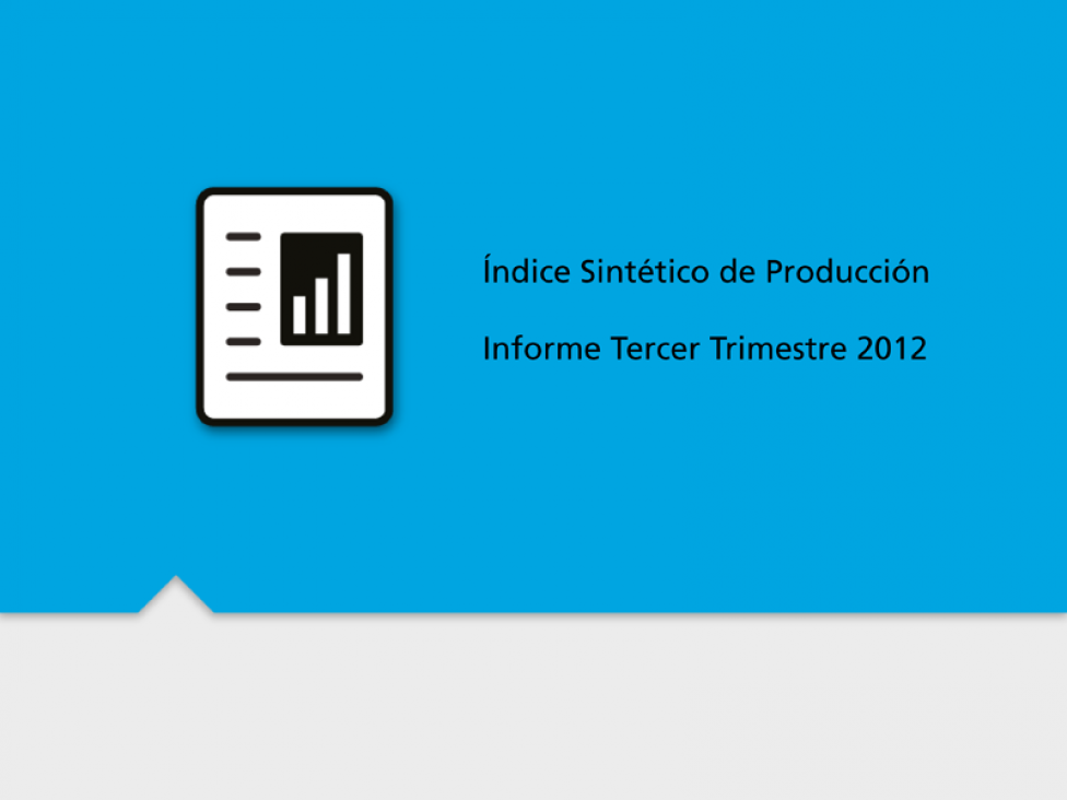 imagen Índice Sintético de Producción: informe del tercer trimestre de 2012