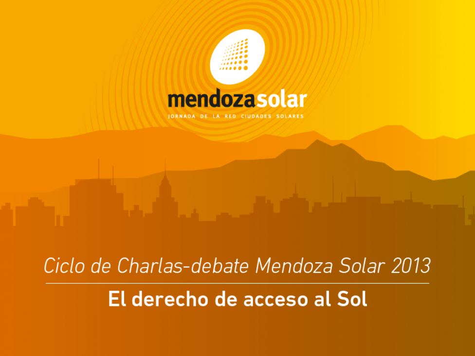 imagen Charla debate: El derecho de acceso al Sol