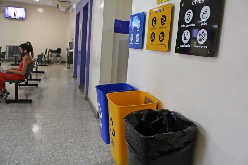 imagen El Hospital Universitario se suma al sistema de separación de residuos sólidos urbanos