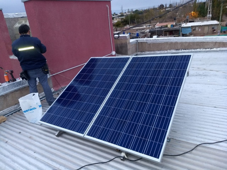 imagen Energía solar para el S.U.M. del Barrio Congreso y Progreso en Guaymallén