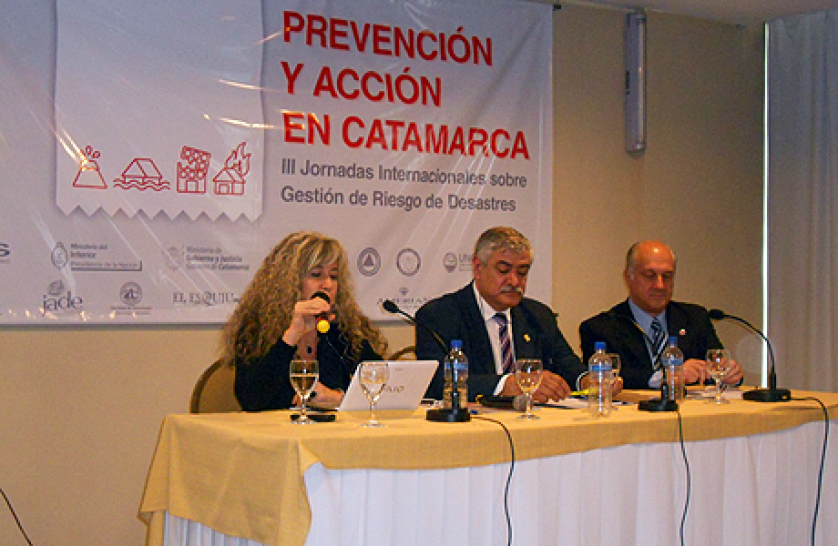 imagen La gestión de riesgos de desastres, tema de las III Jornadas en Catamarca